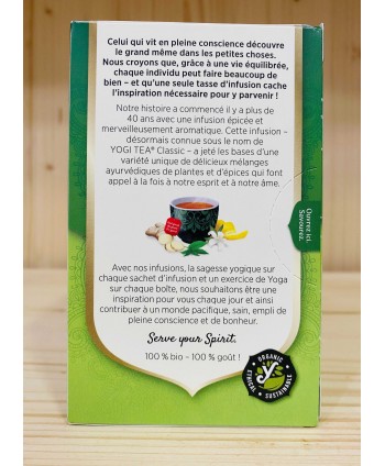 Tisane Thé vert au Jasmin - YOGI TEA