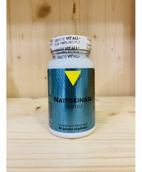 NATTOKINASE 100 mg 2 000 FU VIT'ALL+® - 60 GELULES