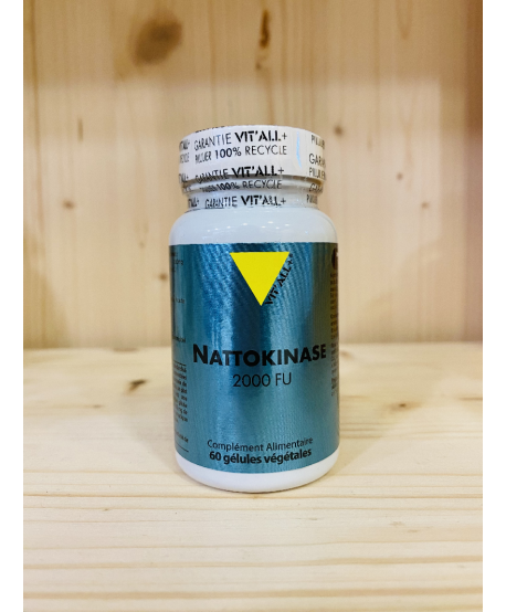 NATTOKINASE 100 mg 2 000 FU VIT'ALL+® - 60 GELULES