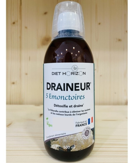 DRAINEUR 5 ÉMONCTOIRES DIET HORIZON - 500 ML
