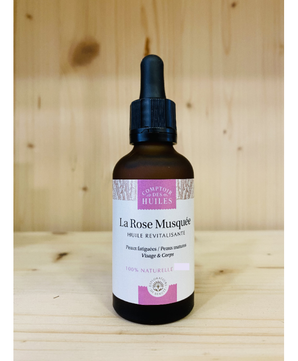 HUILE DE ROSE MUSQUÉE COMPTOIR DES HUILES - 50 ML