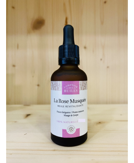 HUILE DE ROSE MUSQUÉE COMPTOIR DES HUILES - 50 ML