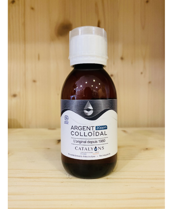 ARGENT COLLOÏDAL 20 PPM CATALYONS - 150 ML