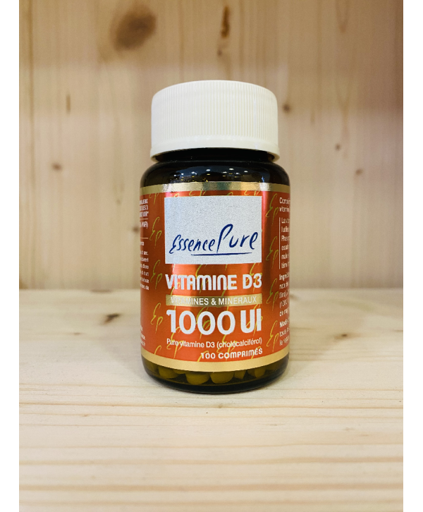 VITAMINE D3 1000 UI ESSENCE PURE - 100 Comprimés