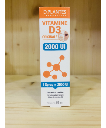 VITAMINE D3 2000 UI SPRAY LANOLINE D.PLANTES - 20 ML