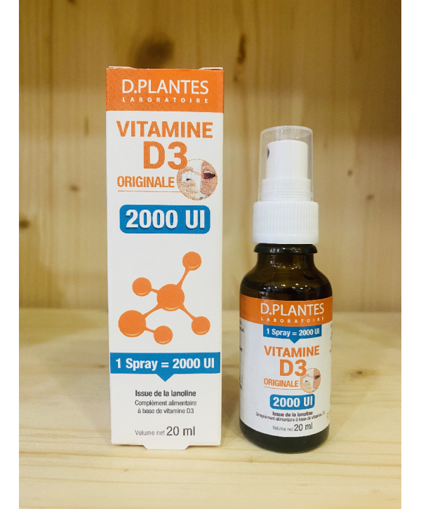 VITAMINE D3 2000 UI SPRAY LANOLINE D.PLANTES - 20 ML