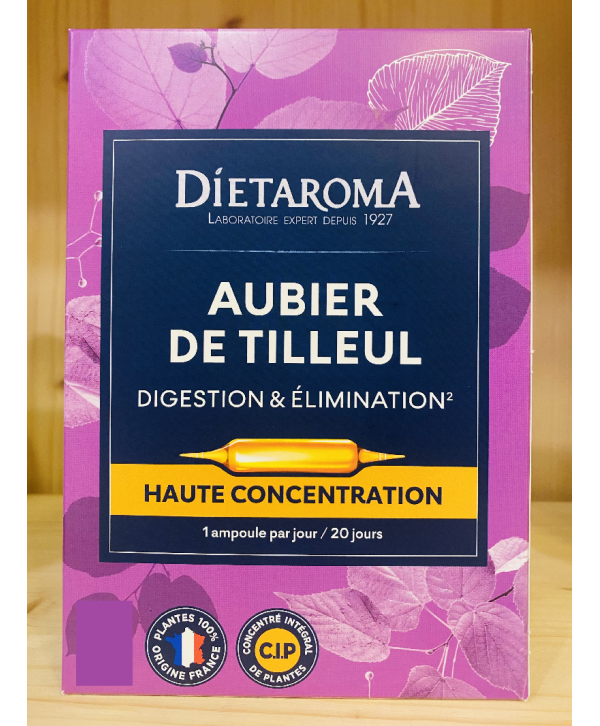 AUBIER DE TILLEUL DIETAROMA - 20 Ampoules