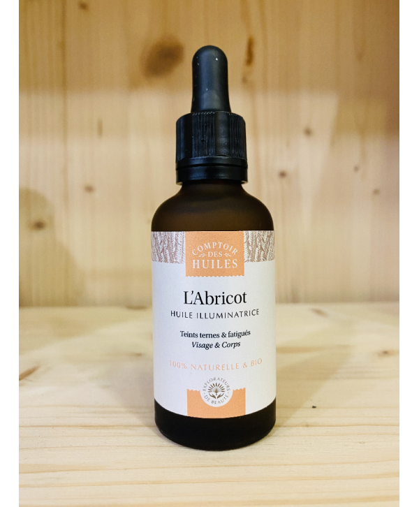 HUILE D'ABRICOT COMPTOIR DES HUILES - 50 ML
