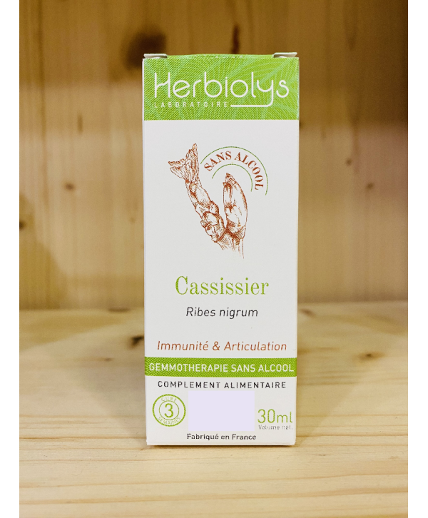 SANS ALCOOL - CASSISSIER RIBES NIGRUM- HERBIOLYS LABORATOIRE  - 30ML