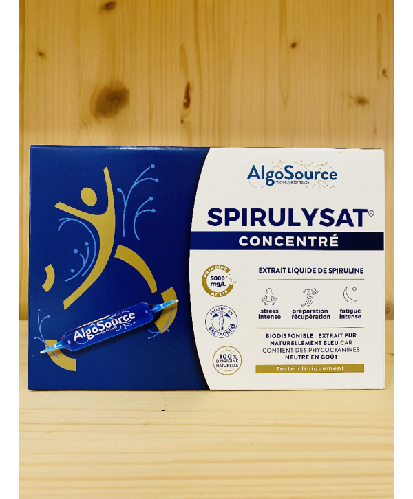 SPIRULYSAT® CONCENTRÉ ALGOSOURCE - 20 Ampoules