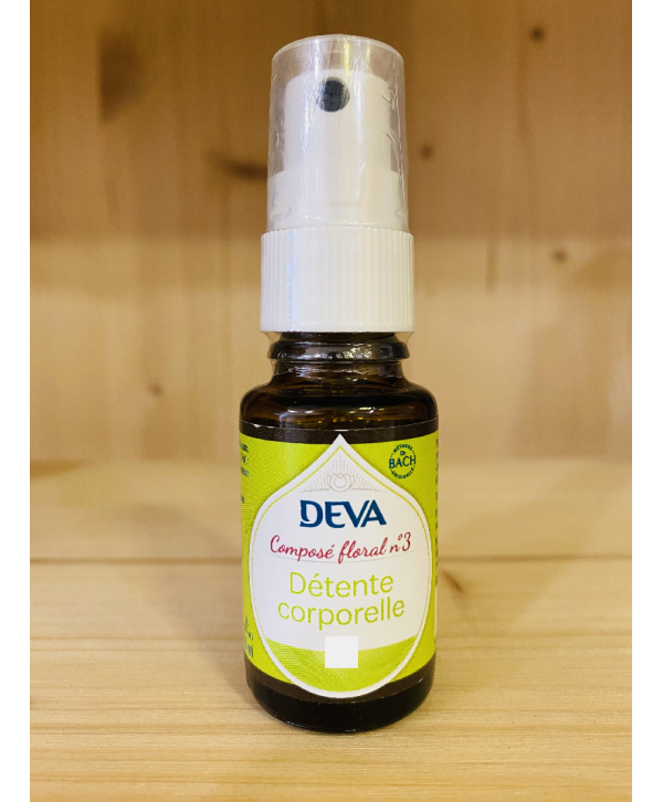 COMPOSÉ FLORAL N°3 DÉTENTE CORPORELLE SPRAY DEVA - 15 ML