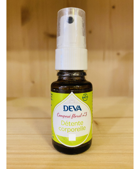 COMPOSÉ FLORAL N°3 DÉTENTE CORPORELLE SPRAY DEVA - 15 ML