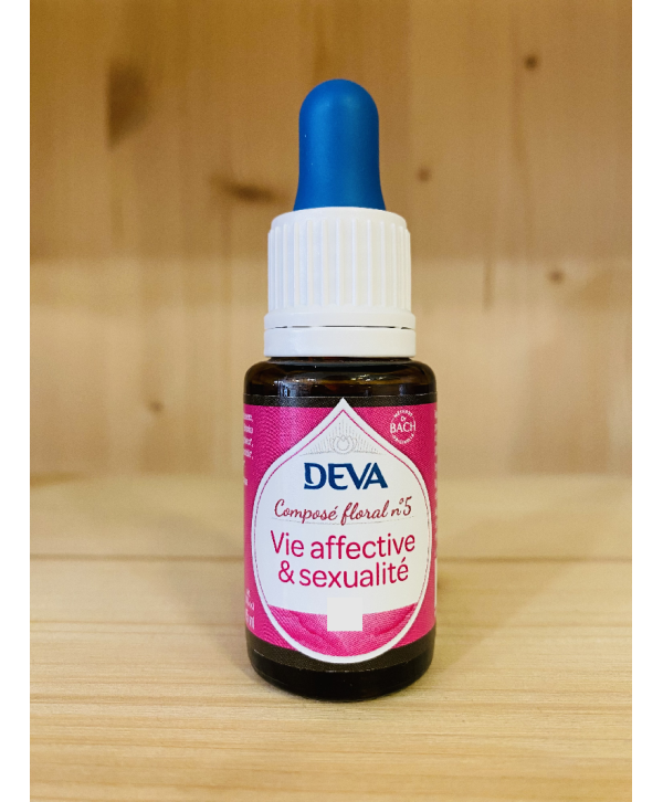 COMPOSÉ FLORAL N°5 VIE AFFECTIVE & SEXUALITÉ DEVA - 15 ML