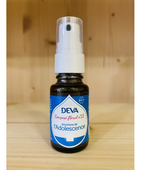 COMPOSÉ FLORAL N°12 ADOLESCENCE SPRAY DEVA - 15 ML