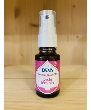COMPOSÉ FLORAL N°17 CYCLE FÉMININ SPRAY DEVA - 15 ML