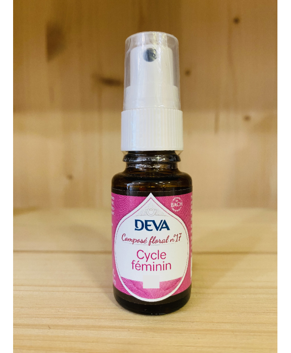 COMPOSÉ FLORAL N°17 CYCLE FÉMININ SPRAY DEVA - 15 ML