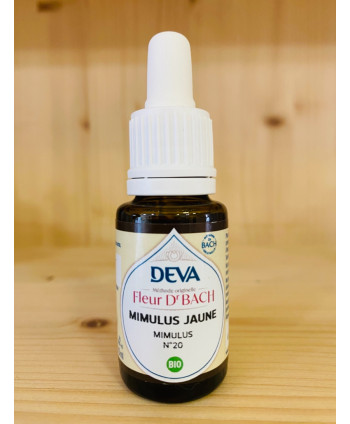 ÉLIXIR FLORAL N°20 MIMULUS JAUNE ~ MIMULUS DEVA - 15 ML