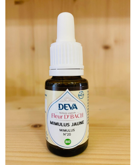 ÉLIXIR FLORAL N°20 MIMULUS JAUNE ~ MIMULUS DEVA - 15 ML