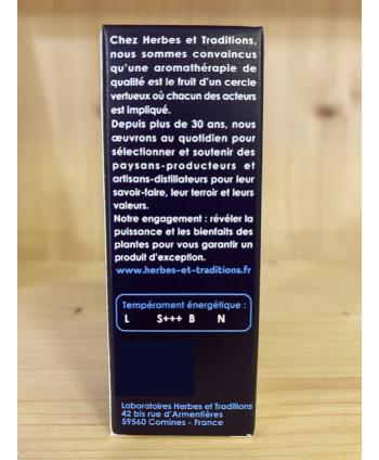 HUILE ESSENTIELLE GAULTHÉRIE COUCHÉE HERBES ET TRADITIONS - 10 ML
