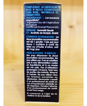 HUILE ESSENTIELLE LAVANDE FINE HERBES ET TRADITIONS - 10ml